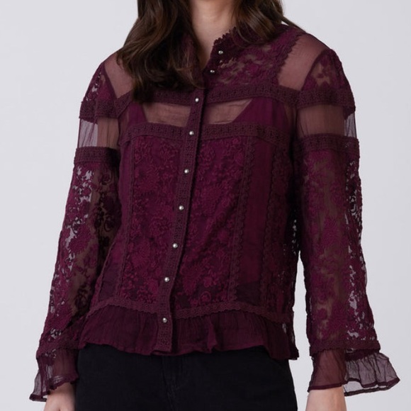 double d ranch petticoats on the prairie silk top matching skirt RTL $700 XS NWT - Picture 11 of 14